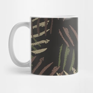 Beige Green Camouflage Pattern Mug